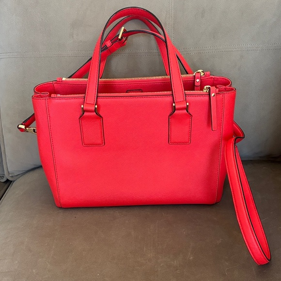 Kate Spade Vibrant Red Satchel - Picture 3 of 10